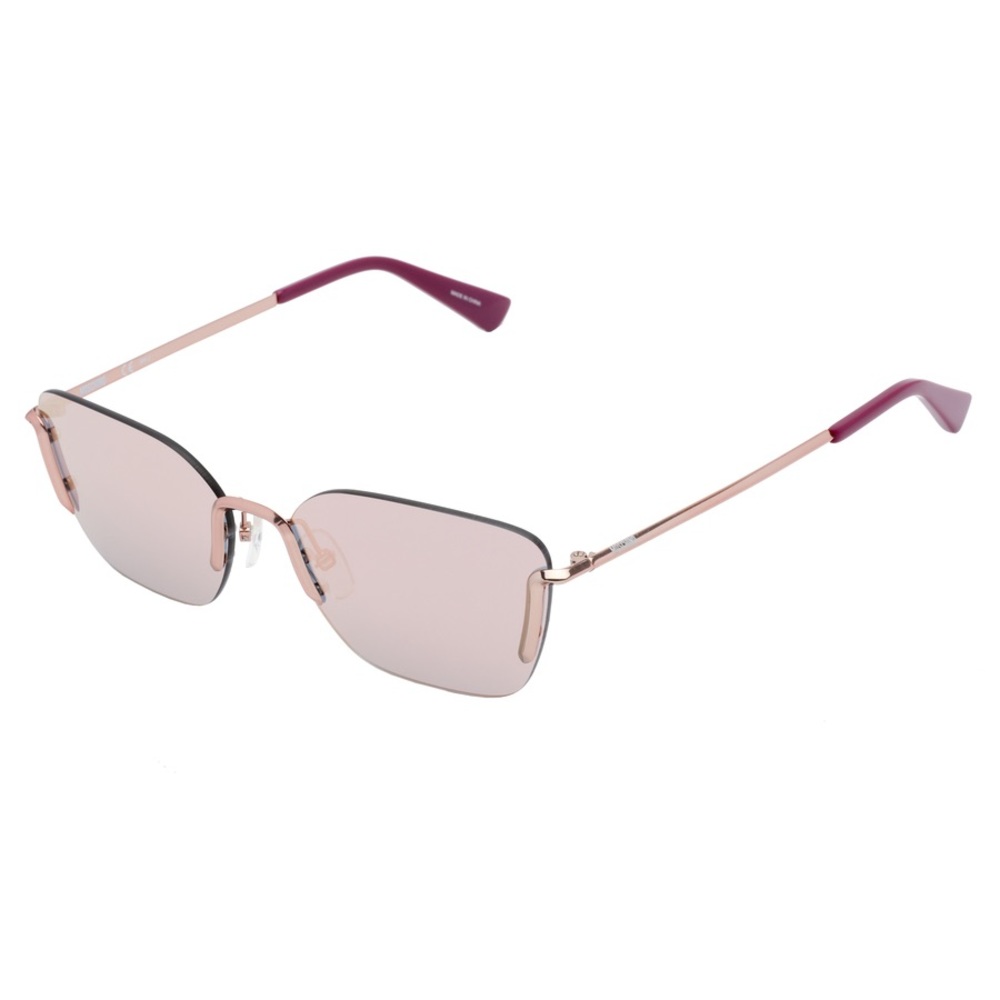 Moschino Ladies Pink Square Sunglasses